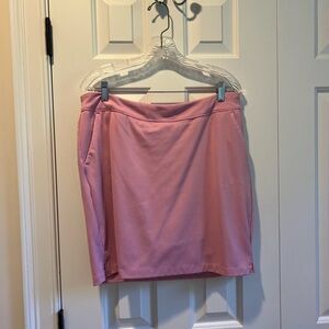 Pink women’s golf skort, Large